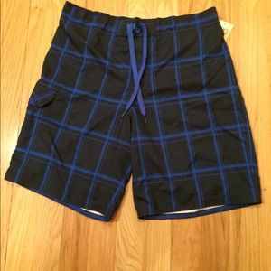 NWT OP Plaid EBoard Swim Short